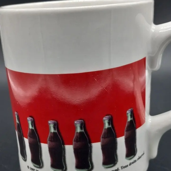 Vintage Coca-Cola Cup, Coke, Coffee Cup, 1997 Dinnerware, Mug, Gibson Houseware - Picture 5 of 8